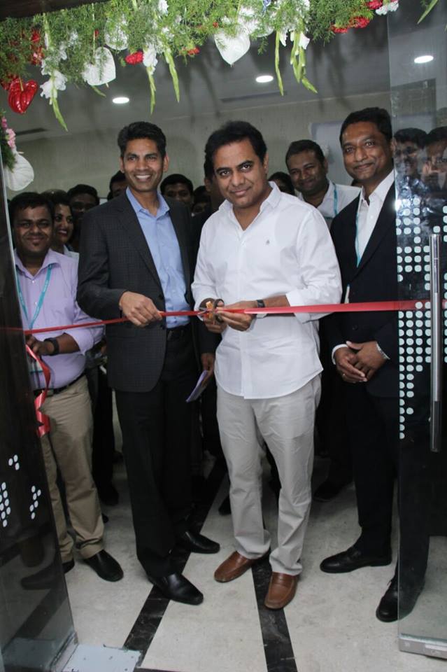 KT Rama Rao formally inaugurates the Hyderabad facility of Jade Global