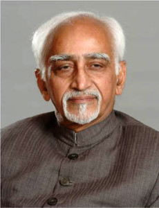 India's Vice President Hamid Ansari