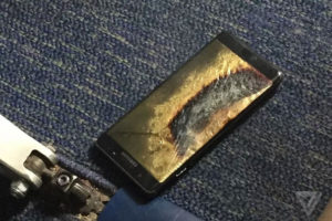 Brian Green is the owner of the replacement Samsung Galaxy Note 7 phone that caught fire on a US flight, leading to cancellation of the flight after evacuation. Photo: The Verge.